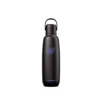 sodastream Fizz & Go - Bouteille isotherme en acier inoxydable 0,9L, double paroi, conserve chaud ou froid jusqu’à 12h, compatible machines, noire