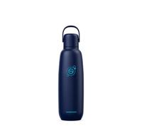 Sodastream Fizz & Go - Bouteille isotherme en acier inoxydable 0,9L, double paroi, conserve chaud ou froid jusqu’à 12h, compatible machines Sodastream, bleu marine