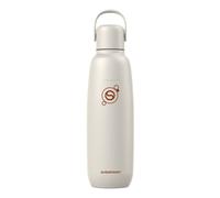 SodaStream Bouteille isotherme Fizz & Go 0,9 L inox double paroi garde chaud/froid 12 h blanc sable
