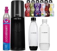 Sodastream Fontaine à eau Terra Noir 2x1L Bouteille CO2 Cylindre Bolero