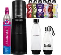 Sodastream Fontaine à eau Terra Noir Set 2 bouteilles Sirop Cartouche
