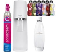 Sodastream Gazéificateur d'eau Terra Blanc 1L Bouteille Bolero Pack de saveur