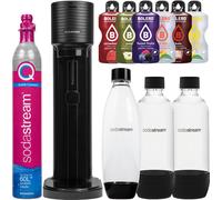 SodaStream Gazéificateur Gaia Titan Black + 3 bouteilles noires de 1L + Bolero