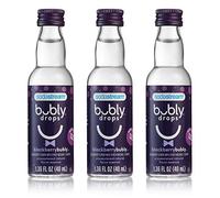 SodaStream - Gouttes bubly de mûre, saveur naturelle non sucrée, sans calories ni édulcorants, pour 36 canettes, saveur Seltzer, 10 cl (lot de 3)