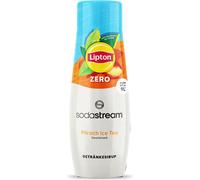 Sodastream Lipton Sirop pour boissons Pêche Zero sans sucre 440ml (1 paquet)