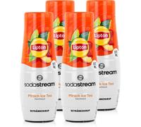 SodaStream Lipton Sirop pour boissons Softdrink Ice Tea Pêche 440ml (pack de 4)