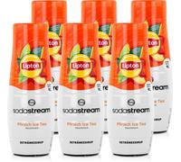 SodaStream Lipton Sirop pour boissons Softdrink Ice Tea Pêche 440ml (pack de 6)
