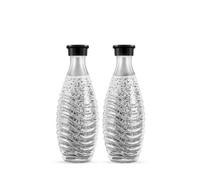 Sodastream Carafes en verre - Lot de 2 bouteilles 0,7L, compatibles uniquement avec les machines Penguin et Crystal, lavables au lave-vaisselle