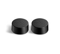 SodaStream Lot de 2 couvercles de Rechange en Plastique pour Bouteilles en Verre E-Duo de 1 l, Noir, 4,7 cm de Long
