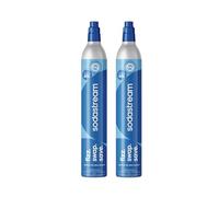 Sodastream Lot de 2 Cylindres CO₂ à Visser 120L à Eau Pétillante | Sodastream Lot de 2 Cylindres CO₂ à Visser 120L | Compatibles Spirit, Source, Play, Genesis, Jet | Jusqu'à 120L