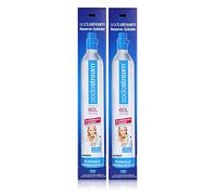 Sodastream - Lot de 2 cylindres de Recharge de gaz, Jusqu’à 80 litres, en Aluminium