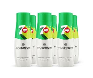 Sodastream Lot de 6 Concentrés 7Up pour Machine à Eau Pétillante et Soda