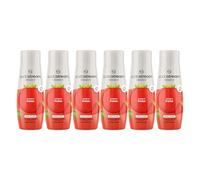 sodastream Lot de 6 Concentrés Fraise sans Sucres pour Machine à Eau Pétillante et Soda | Préparez jusqu'à 9 litres de Sirop de Fraise en Quelques Secondes, 440ml