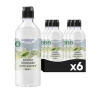 SodaStream Concentrés Limonade sans sucres – Lot de 6 – 440 ml – Jusqu'à 54L