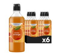 SodaStream Concentrés Orange – Lot de 6, 440 ml – Jusqu'à 54 L de boissons