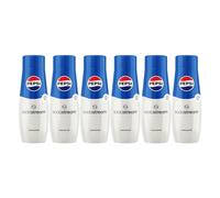 Sodastream Lot de 6 Concentrés Pepsi pour Machine à Eau Pétillante et Soda | Préparez jusqu'à 9 Litres de Pepsi en Quelques Secondes, 440ml