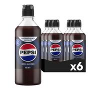 SodaStream Lot de 6 Concentrés Pepsi Zéro Sucres 440ml | Préparez jusqu'à 54L de Boisson | Bouchon Anti-Goutte