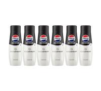 SodaStream Lot de 6 Concentrés Pepsi Zéro Sucres pour Machine à Eau Pétillante et Soda | Préparez jusqu'à 9 Litres de Pepsi en Quelques Secondes, Goût Original, 440ml