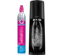 SodaStream - Machine à eau pétillante Terra avec bouteilles de CO2 et DWS (noir)