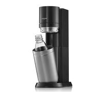 SodaStream Machine à gazéifier Duo avec Cylindre de CO2, 2 Bouteilles en Verre de 1 l et 2 Bouteilles en Plastique de 1 l lavables au Lave-Vaisselle, Hauteur : 44 cm