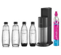 sodastream machine à gazéifier l'eau + 2 bouteilles + 1 cylindre + 2 carafes