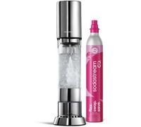 SodaStream Machine à soda Enso – Quick Connect, cylindre 60L, 1×1L inox