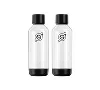 SodaStream Pack 2 Bouteilles 1L Refresh Compatible Lave-Vaisselle Sans BPA | Technologie Snap & Lock