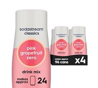 SodaStream Pamplemousse rose zéro calorie, 45 ml (lot de 4)