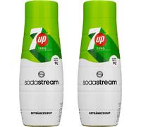 SodaStream Sirop 7UP Free 2x440ml sans sucre Sirop concentré Zero Kcal