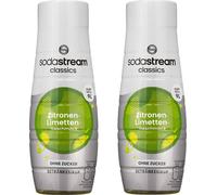 SodaStream Sirop Citron Lime 2x440ml concentré de sirop pour boissons