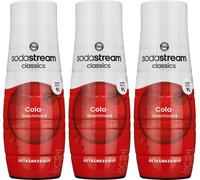 SodaStream sirop Cola 3x 440ml sirop pour boissons concentré à teneur réduite en sucre