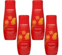 SodaStream Sirop Cola Orange 4x440ml Concentré de boissons à teneur réduite en sucre