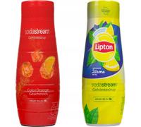 Sodastream Sirop Cola Orange + Lipton Citron , 440 ml, 2 pièces