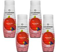 SodaStream sirop fruits des bois 440ml pack de 4 sirops pour boissons concentré