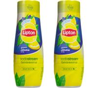 Sodastream sirop Lipton thé glacé citron 2x440ml concentré de sirop pour boissons