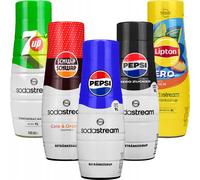 Sodastream sirop set 5x440ml Pepsi 7UP Lipton Schwip sirop pour boissons