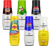 Sodastream sirop set 6x440ml Pepsi 7UP Lipton Schwip Zero concentré de sirop