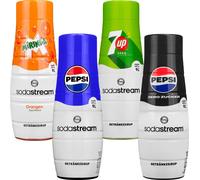 Sodastream Sirop Set Pepsi Mirinda 7UP Zero Sugar 4x440ml Sirop de boisson