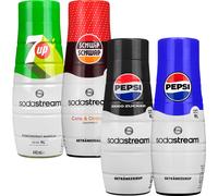 SodaStream Sirop Set Pepsi Pepsi Max 7UP Schwip Schwap 4x440ml Concentré