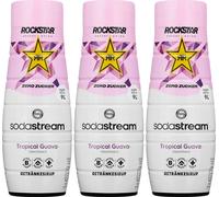 SodaStream Sirup Rockstar Tropical Guava Zero 3x440ml Boisson Energétique