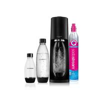 SodaStream Soda Maker Terra Megapack QC black Schwarz incl 3 bottles (2270214)