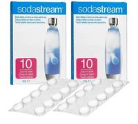 SodaStream tablettes de détartrage 10 tablettes 200g x2