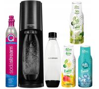 SodaStream Terra Black + 1 bouteille Black + sirops Fruttamax