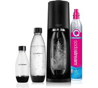 Machine à soda et eau gazeuse Sodastream 2270214 bouteilles compatibles lave-vaisselle 1l noir opaque