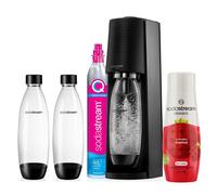 SODASTREAM TERRA SATURATOR CARTOUCHE 2 BOUTEILLES 1 L + sirop de framboise