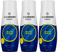 SodaStream Xtreme Energy Sirop 3x440ml Boisson énergisante Concentré de caféine