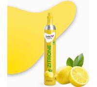 SodaTASTE Citron - Cylindre échangeur de CO2, sans sucre, pour jusqu'à 60l d'eau gazeuse avec goût (ATTENTION : cylindre vide nécessaire)