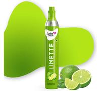 SodaTASTE Citron vert - Cylindre échangeur de CO2, sans sucre, pour jusqu'à 60l d'eau pétillante aromatisée (ATTENTION : cylindre vide nécessaire)