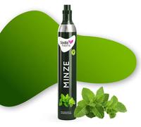 SodaTASTE Menthe - Cylindre d'achat de CO2 (cylindre de réserve), sans sucre pour jusqu'à 60l d'eau gazeuse aromatisée