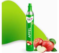 SodaTASTE Pomme - Cylindre échangeur de CO2, sans sucre, pour jusqu'à 60l d'eau gazeuse avec goût (ATTENTION : cylindre vide nécessaire)